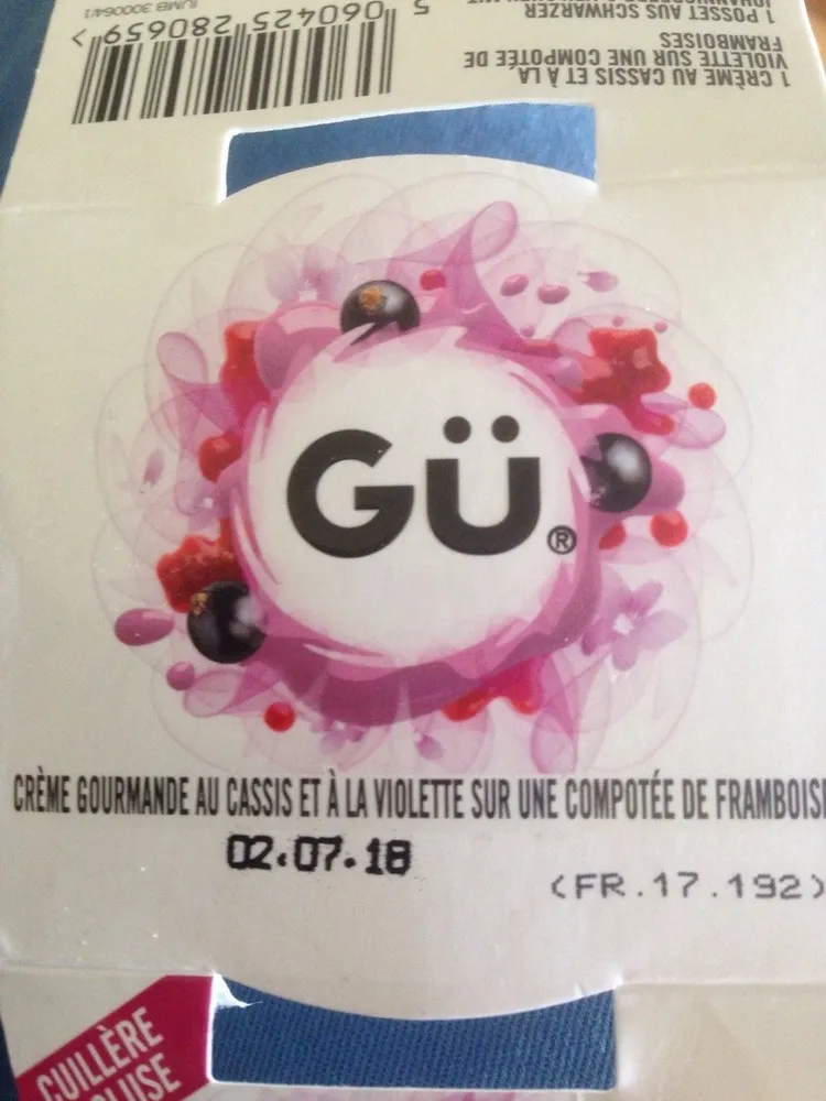 Crème gourmande cassis