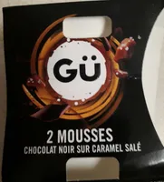 Mousses chocolat noir sur caramel sale