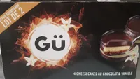 Cheesecakes au chocolat & vanille