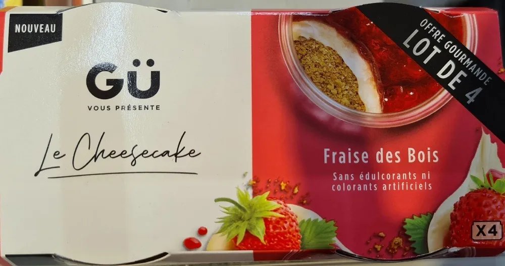 Le cheesecake fraise des bois