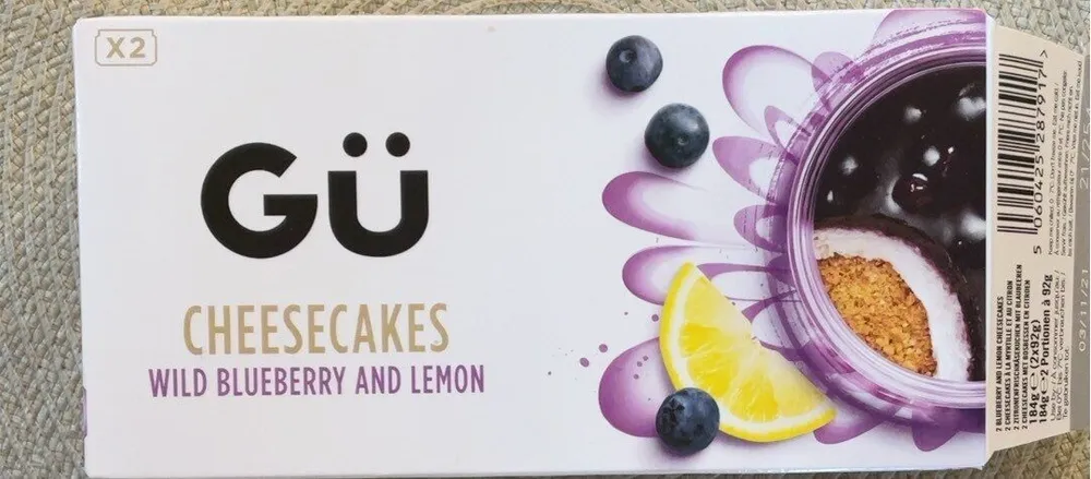 Cheesecakes wild blueberry&lemon