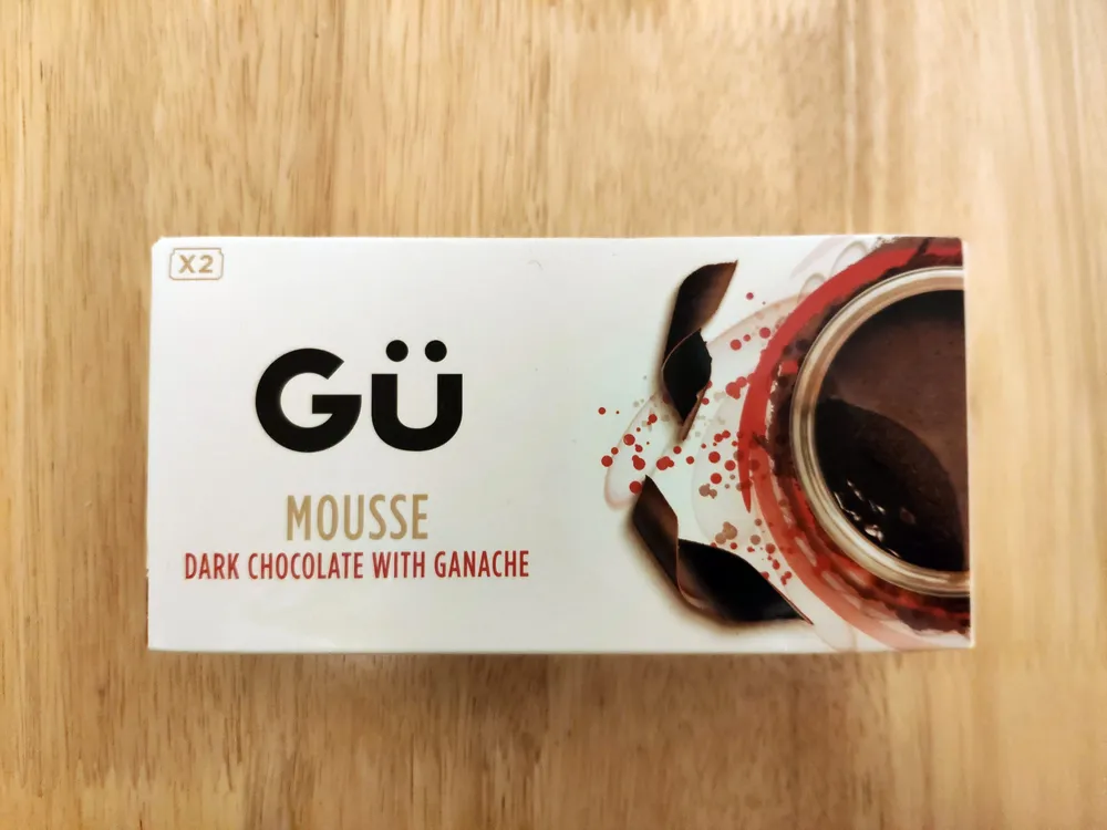Mousse dark chocolate with ganache
