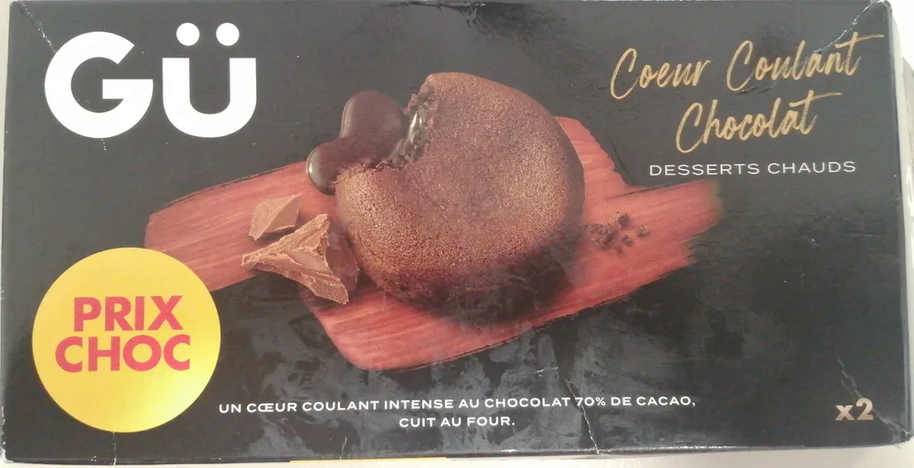 Cœur coulant chocolat