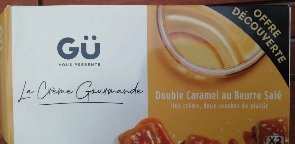 La Creme Gourmande - Double caramel au beurre salé