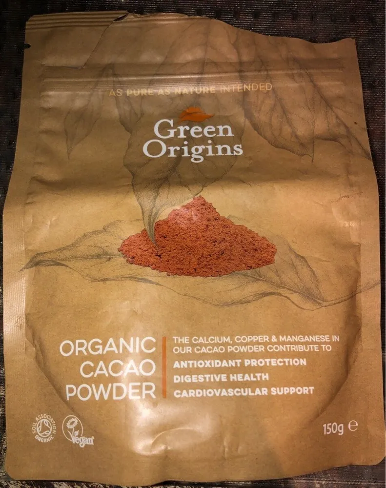 Organic cacao powder