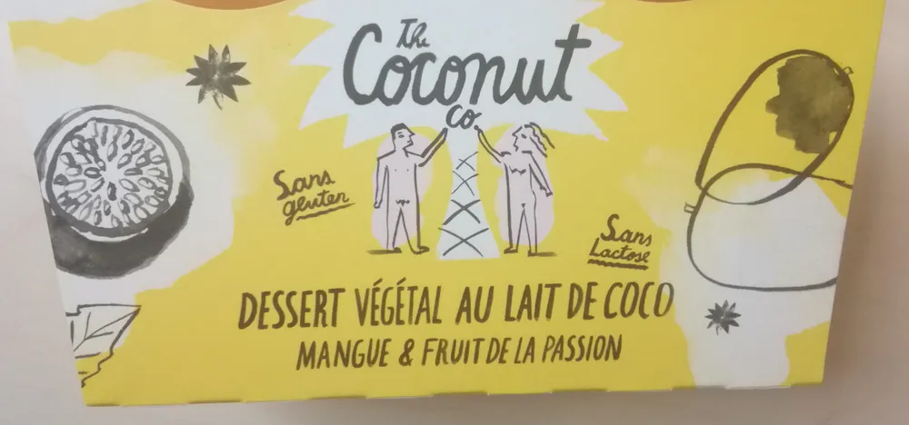 Dessert Végétal au Lait de Coco Mangue et Fruit de la Passion
