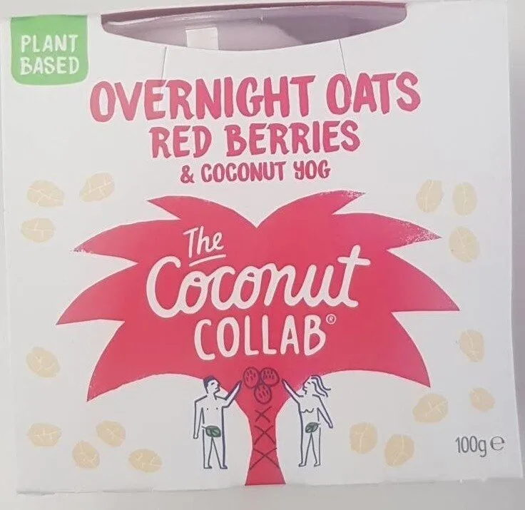 Overnight Oats Red Berries and Coconut Yoghurt