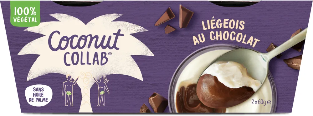 Liégeois au chocolat 2x60g