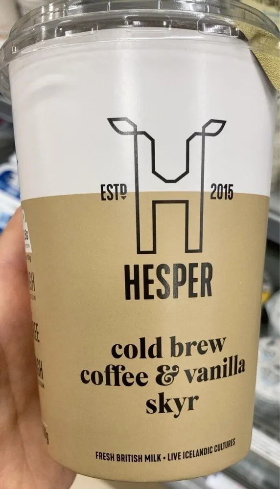 Cold brew coffee & vanilla skyr