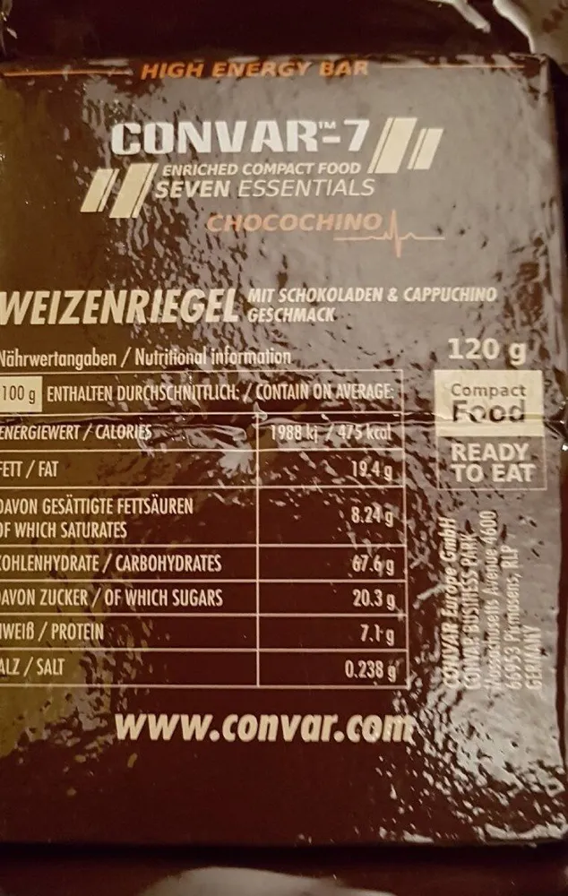 Weizenriegel Schoko Chino