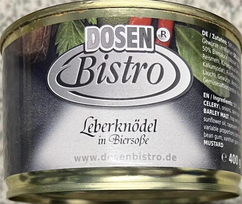Leberknödel in Biersoße