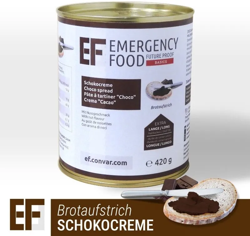 Brotaufstrich Schoko-Nuss-Creme (gefriergetrocknet)