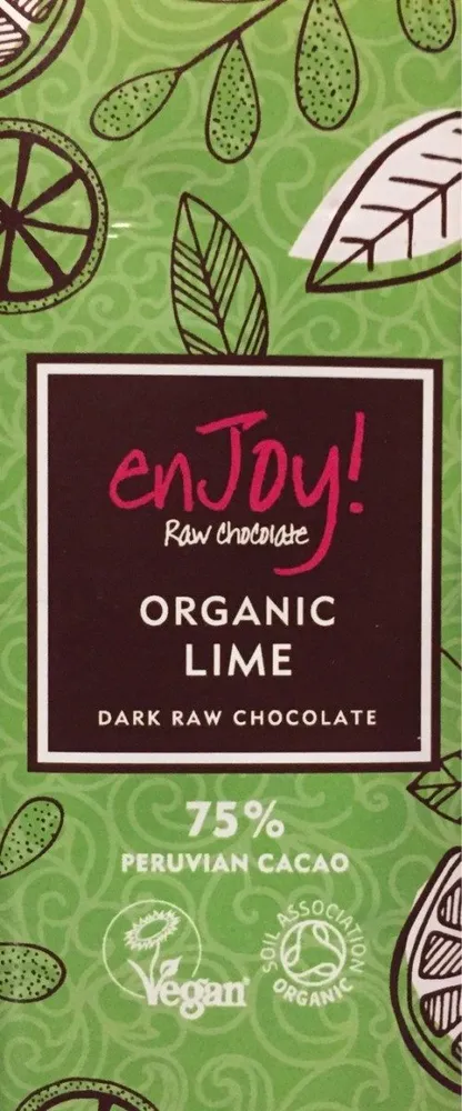 Chocolat Noir 75% Organic Lime
