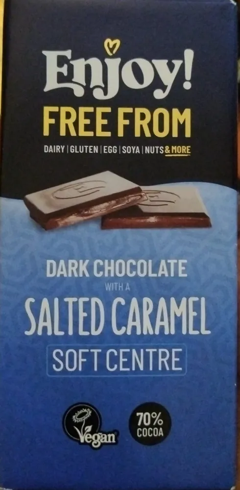 Dark Chocolate with a Salted Caramel Soft Centre