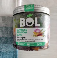 Japanese Rainbow Slaw Salad Jar