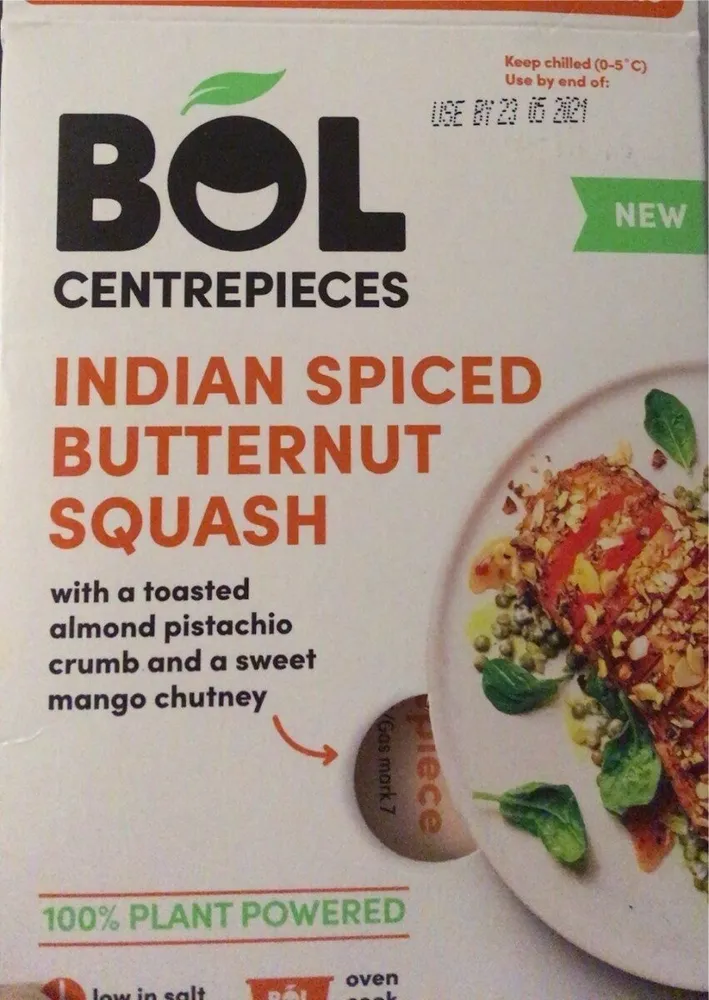Indian spiced butternut squash