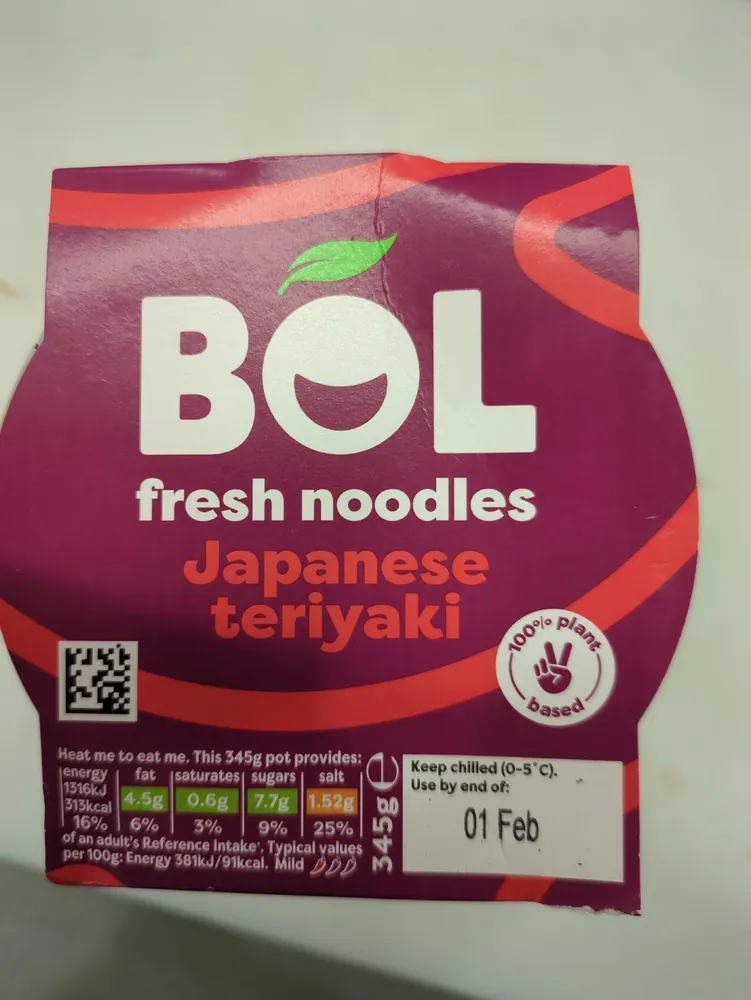 Fresh Noodles Japanese Teriyaki