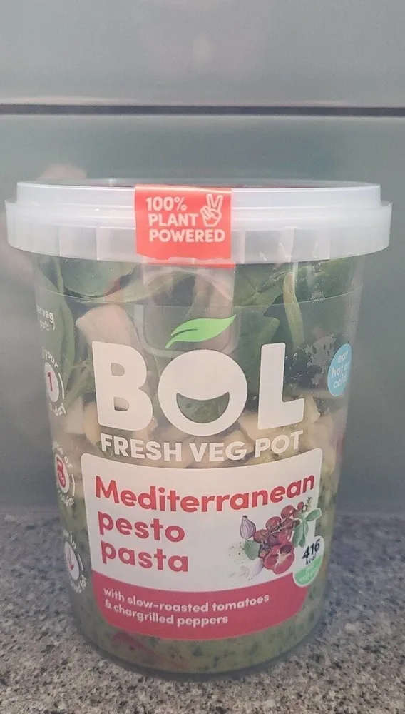 Mediterranean pesto pasta pot