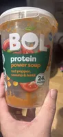 protein power soup red pepper, tomato & lentil