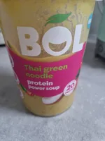 Thai green noodle power soup