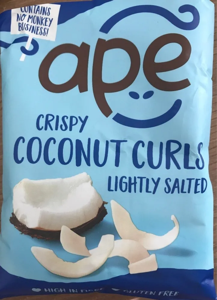 Crispy Coconut Curls Lightly Salted