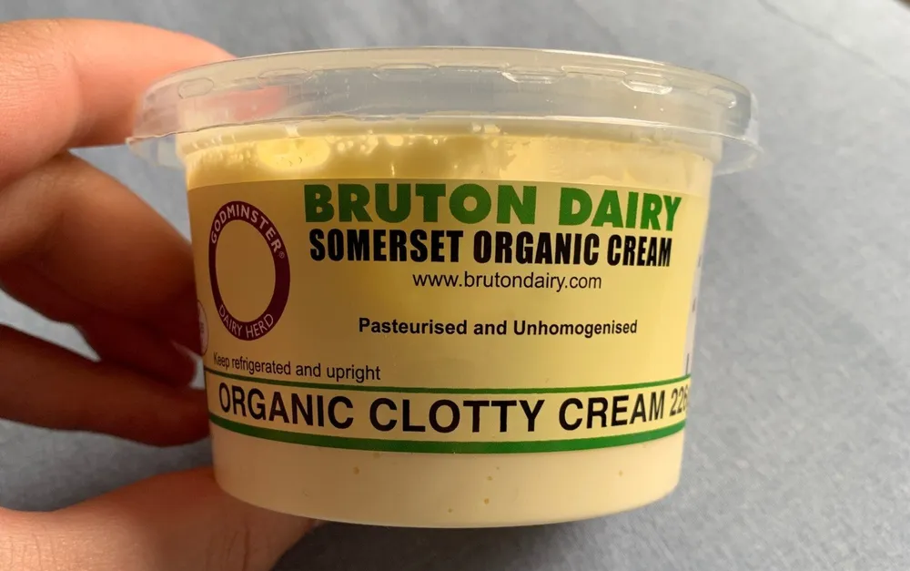 Bruton Dairy Somerset Organic cream