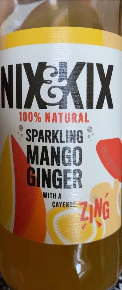 Sparkling mango ginger