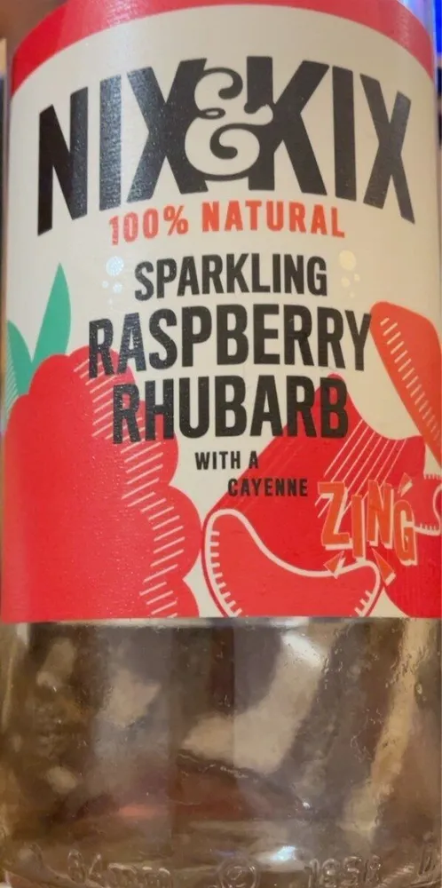 Sparkling raspberry rhubarb