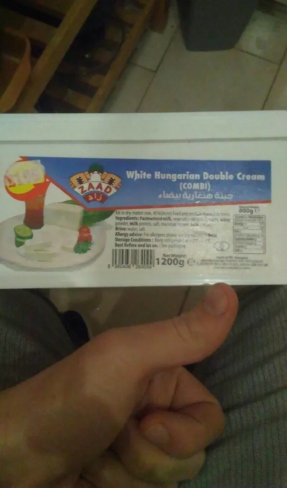 White hungarian double cream