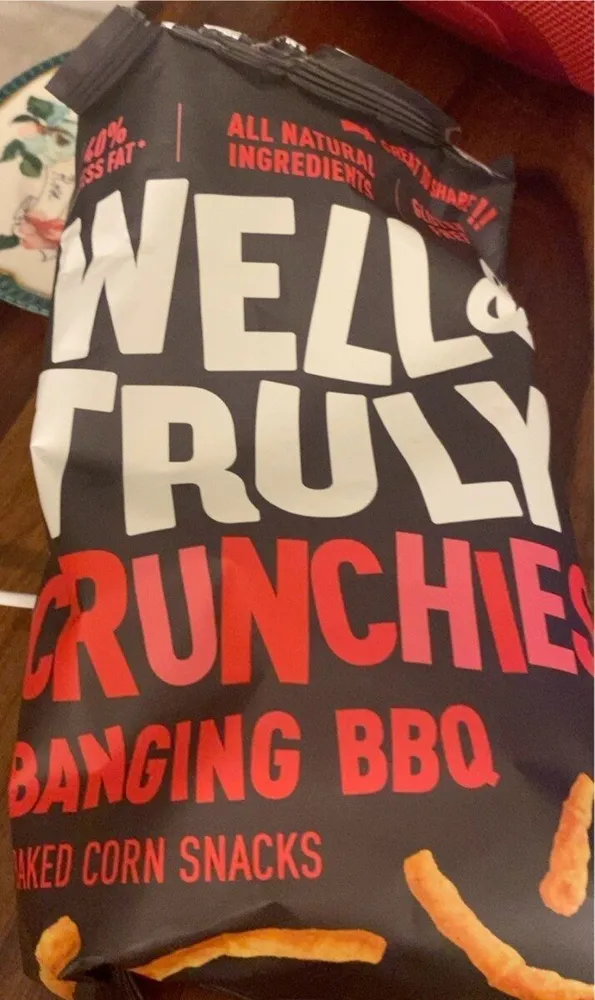 Crunchies Banging BBQ Vegan Baked Corn Snacks