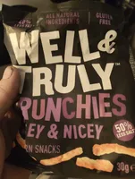 Crunchies Spicey & Nicely Baked Corn Snacks