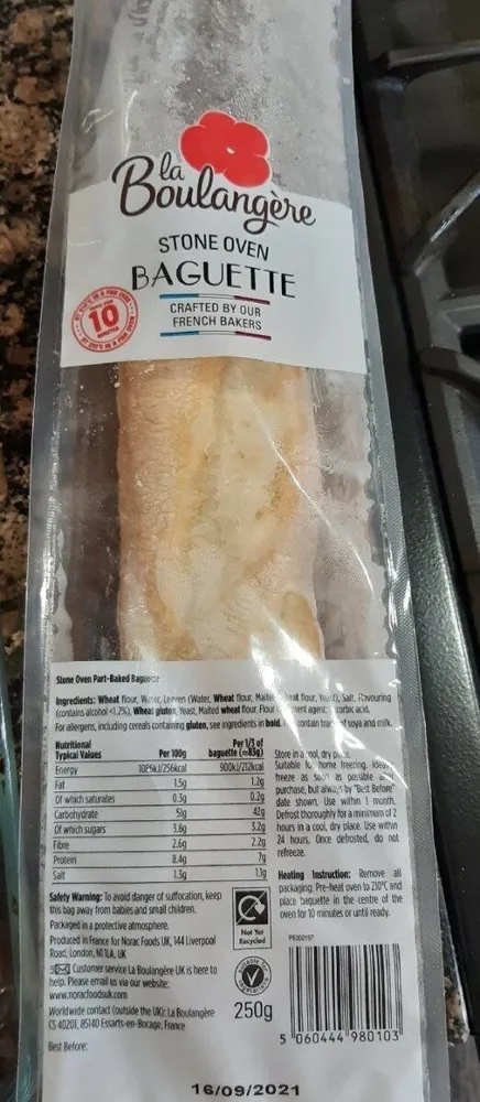 Stone oven baguette