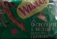 Chocolate & Hezelnut flavour filled Croissants