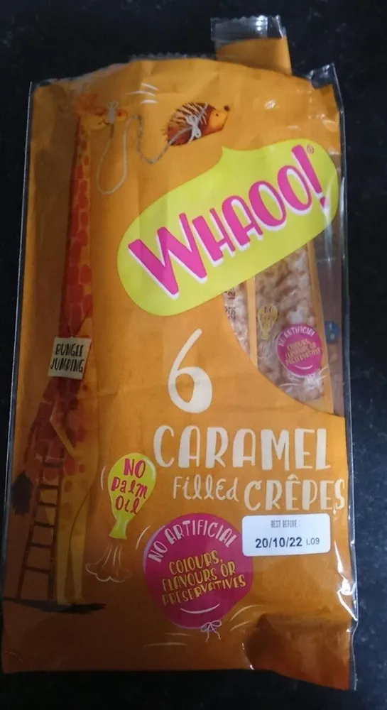 Caramel filled crepes