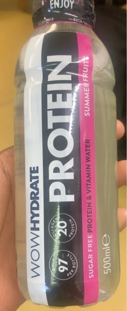 Protein and vitamin water