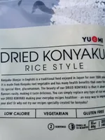 Dried Konyaku