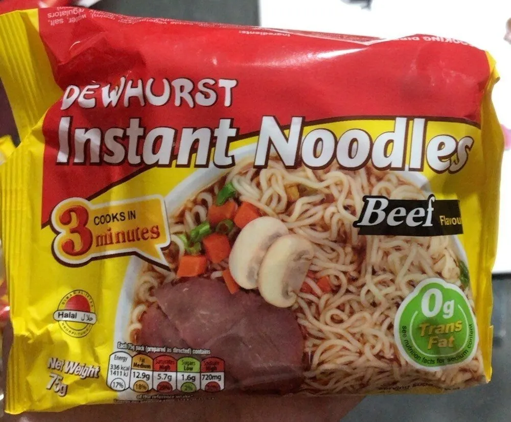 Instant Noodles Beef Flavour