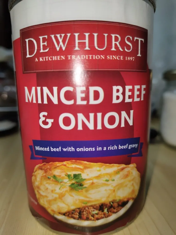 Minced beef and onion