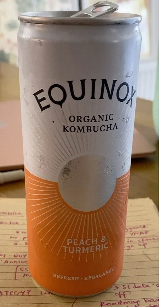 Peach & Tumeric Kombucha