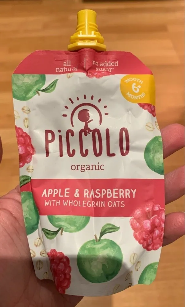 Apple & Raspberry with wholegrain oats