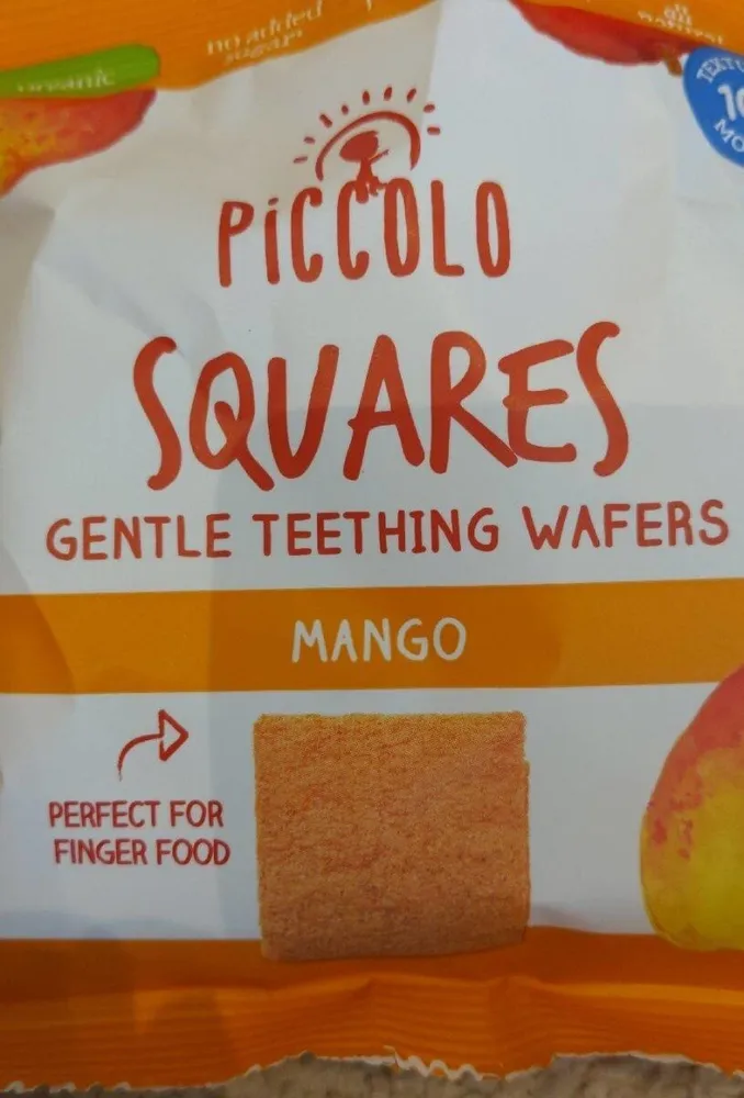 Mango teething wafers