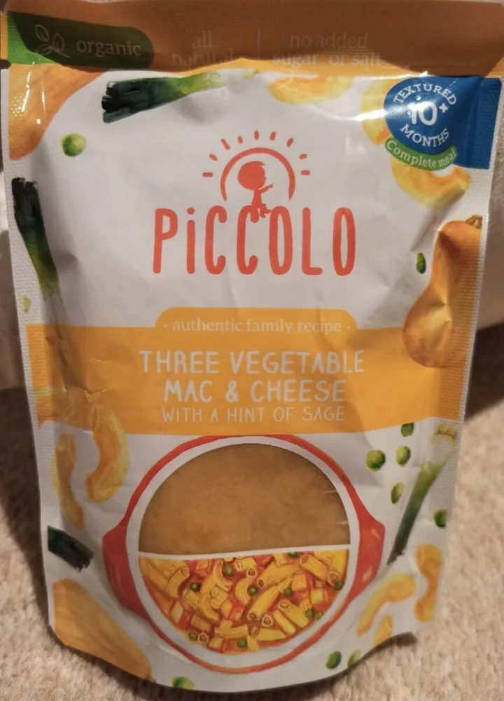Three vegetable Mac & cheese
