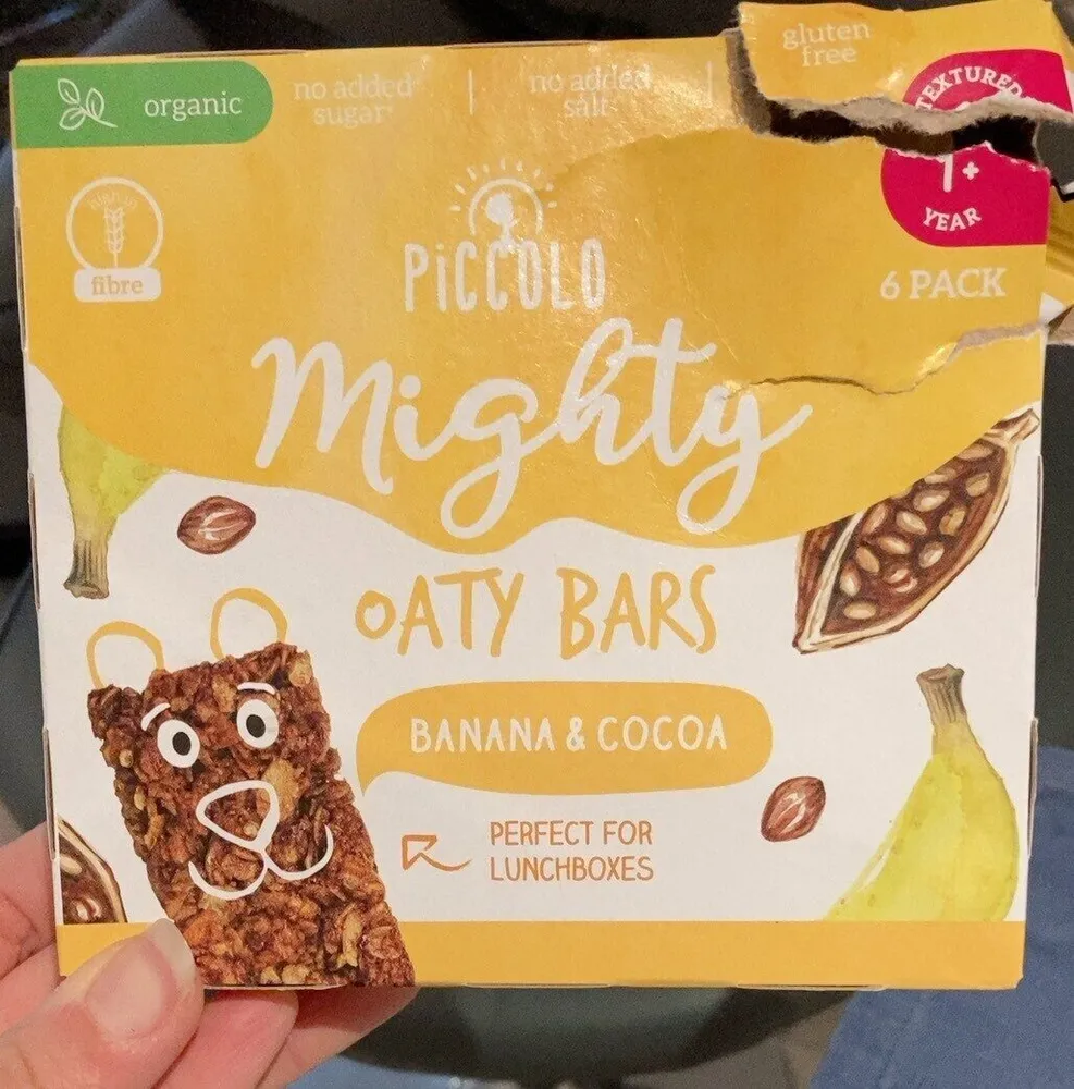 Oaty Bars, Banana & Cocoa