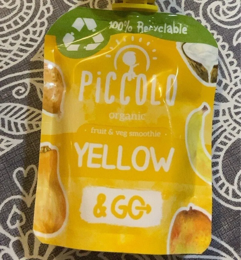 Fruit and Veg smoothie yellow
