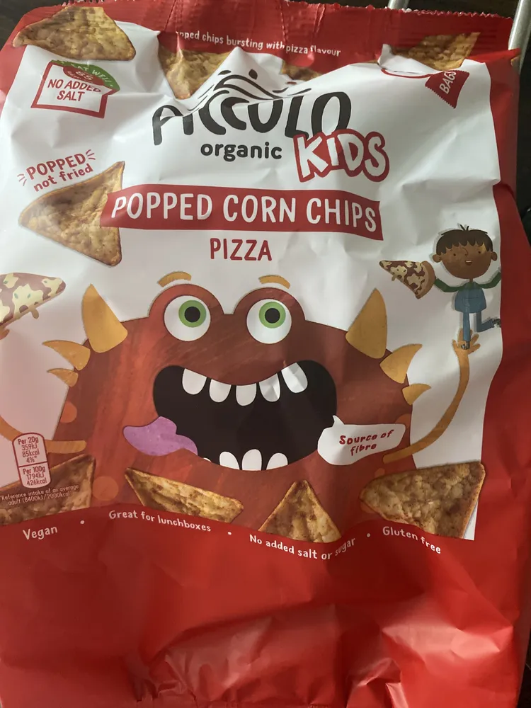 Popped Corn Chips Pizza