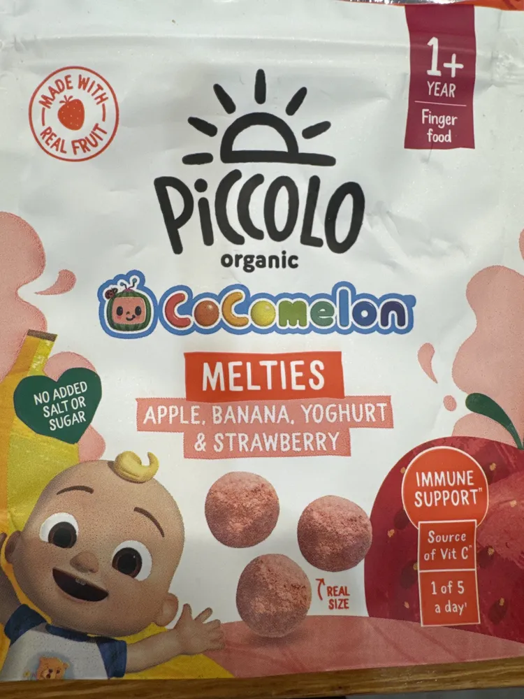 Apple, Banana, Yoghurt & Strawberry Melties