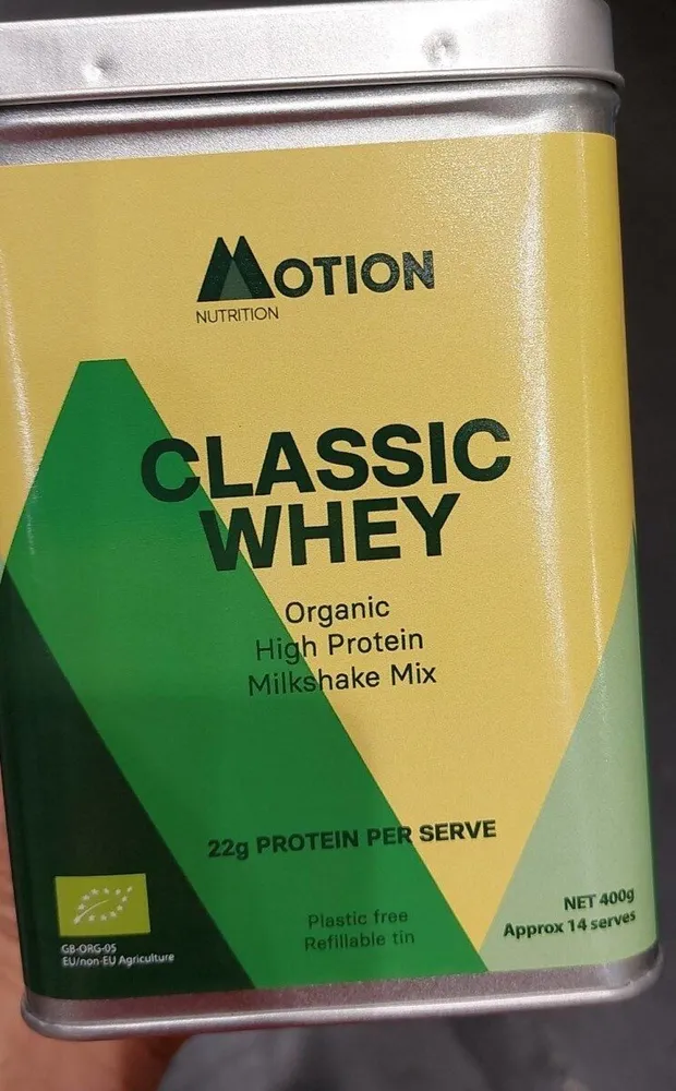 Organic whey protein