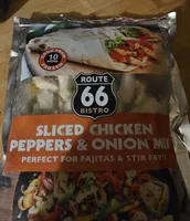 Sliced Chicken, Peppers And Onion Mix