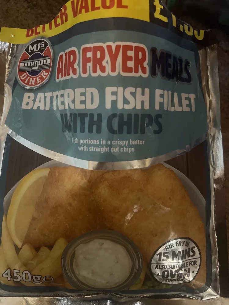 air fryer fish and chips