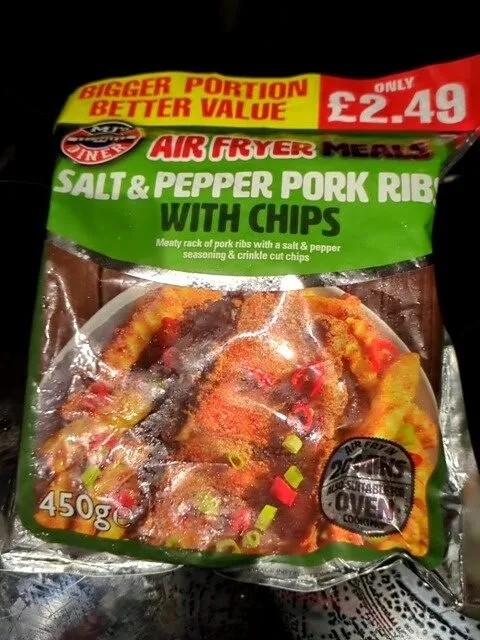Salt & Pepper Pork Ribs & Chips